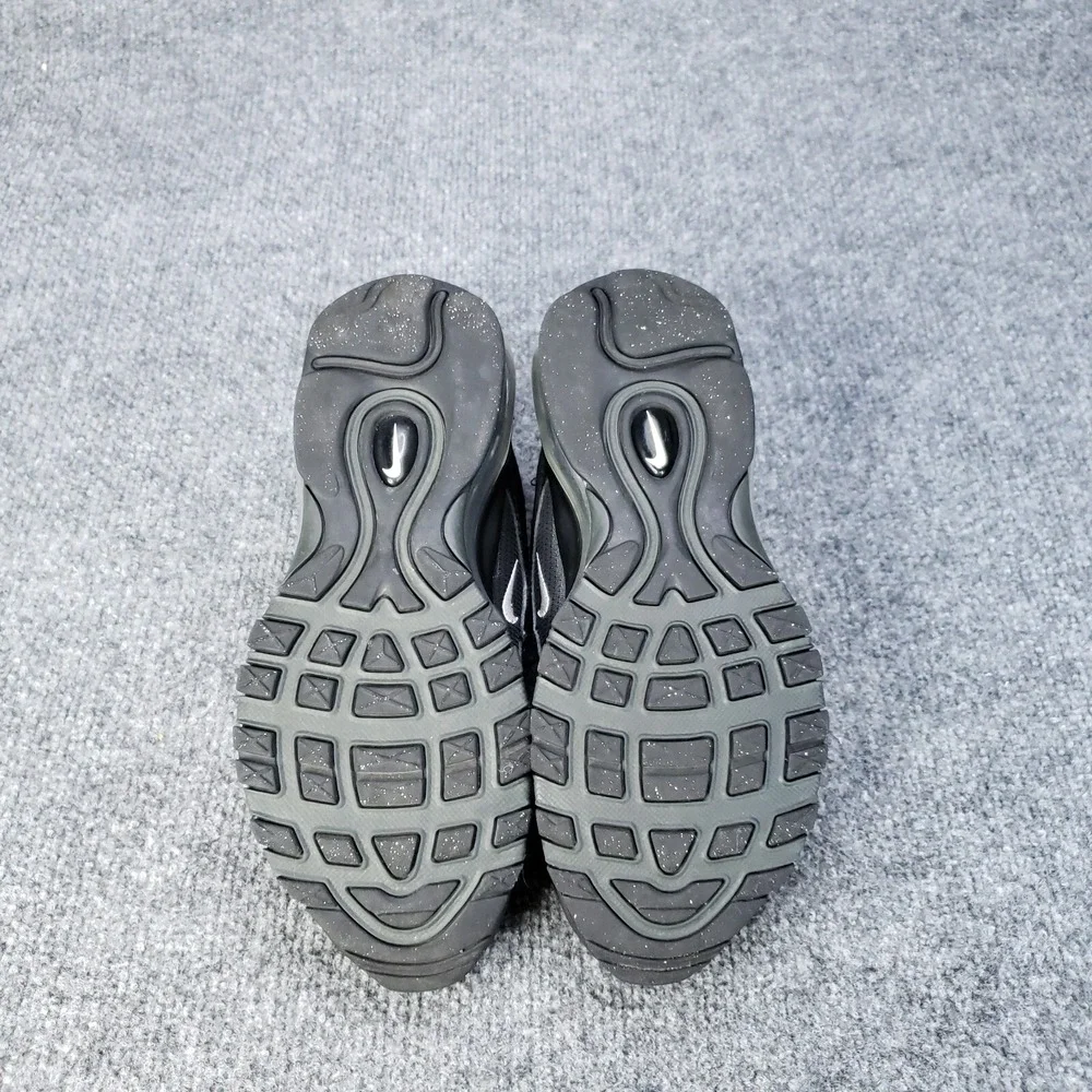 Nike‎ Air Max 97 GS Shoes Kids Youth SIze 4.5 Triple Black Running Sneakers